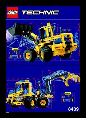 Bauanleitungen LEGO - 8459 - Power Machine With Pneumatic Tank: Page 1