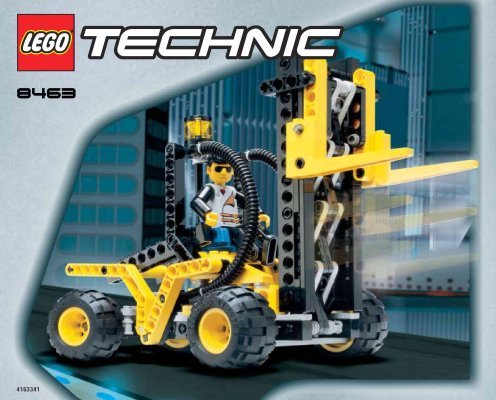 Bauanleitungen LEGO - 8463 - FORKLIFT TRUCK: Page 1