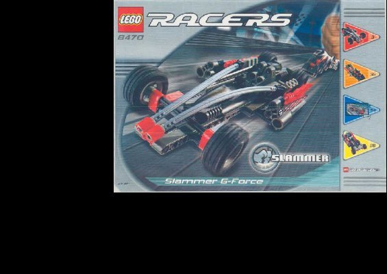 Bauanleitungen LEGO - 8470 - Slammer G-Force: Page 1