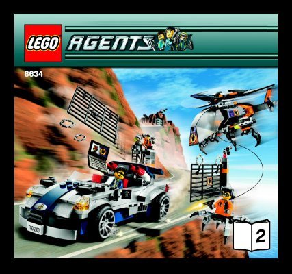 Bauanleitungen LEGO - 8634 - Turbocar Chase: Page 1