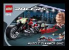 Bauanleitungen LEGO - 8645 - Muscle Slammer Bike: Page 1