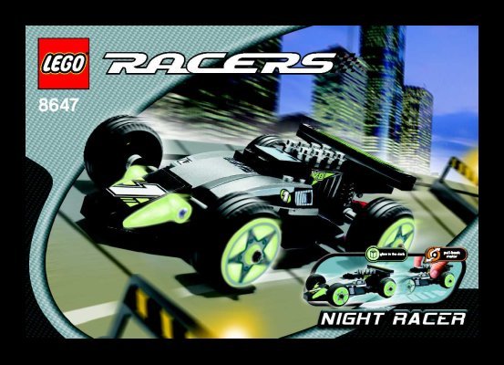 Bauanleitungen LEGO - 8647 - Night Racer: Page 1