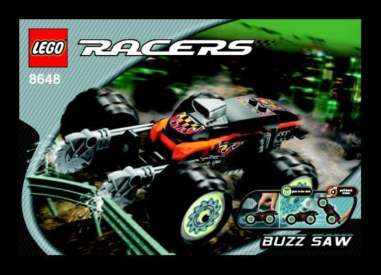 Bauanleitungen LEGO - 8648 - Buzz Saw: Page 1