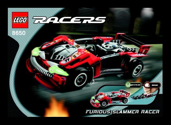 Bauanleitungen LEGO - 8650 - Furious Slammer Racer: Page 1