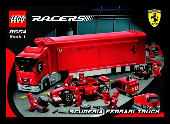 Bauanleitungen LEGO - 8654 - Ferrari F1 Team Truck: Page 1