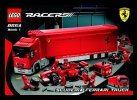 Bauanleitungen LEGO - 8654 - Ferrari F1 Team Truck: Page 1