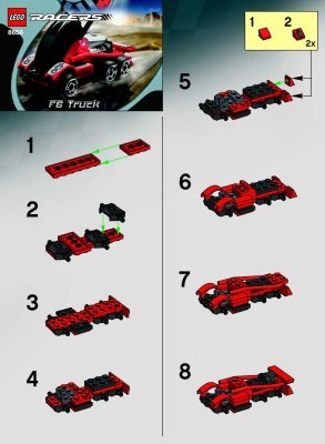 Bauanleitungen LEGO - 8656 - F6 Truck: Page 1