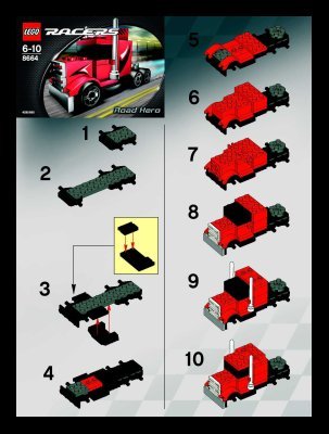 Bauanleitungen LEGO - 8664 - Road Hero: Page 1