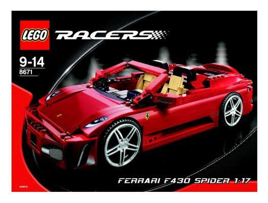 8671 - Ferrari F430 Spider 1:17