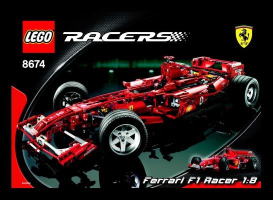 Bauanleitungen LEGO - 8674 - Ferrari F1 1:8: Page 1