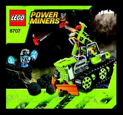 Bauanleitungen LEGO - 8707 - Boulder Blaster: Page 1