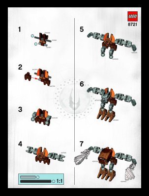 Bauanleitungen LEGO - 8721 - Velika: Page 1