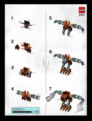 Bauanleitungen LEGO - 8721 - Velika: Page 1