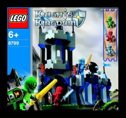 Bauanleitungen LEGO - 8799 - Knights' Castle Wall: Page 1