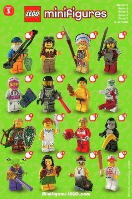 Bauanleitungen LEGO - Minifiguren - 8803 - LEGO® Minifigures, Series 3: Page 1