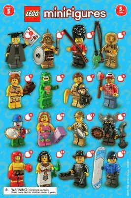 Bauanleitungen LEGO - Minifiguren - 8805 - LEGO® Minifigures, Series 5: Page 1