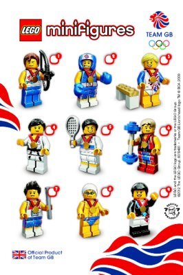 Bauanleitungen LEGO - Minifiguren - 8909 - Team GB LEGO® Minifigures: Page 1