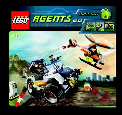 Bauanleitungen LEGO - 8969 - 4-Wheeling Pursuit: Page 1