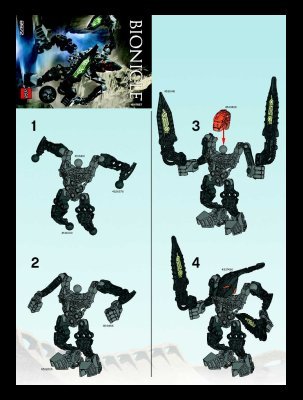 Bauanleitungen LEGO - 8972 - Atakus: Page 1