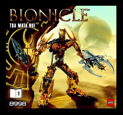 Bauanleitungen LEGO - 8998 - Toa Mata Nui: Page 1