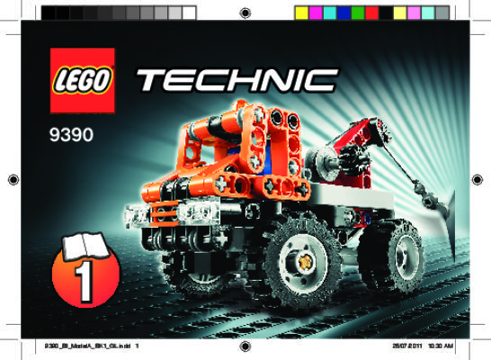 Bauanleitungen LEGO - 9390 - Mini Tow Truck: Page 1