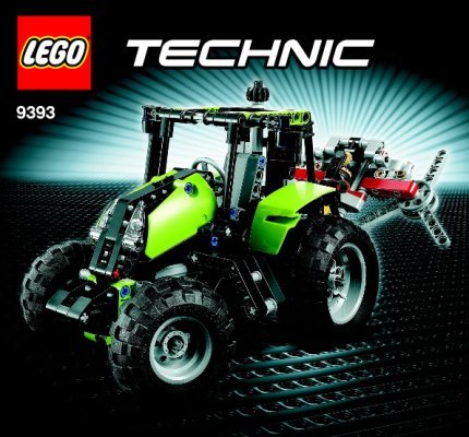 Bauanleitungen LEGO - 9393 - Tractor: Page 1