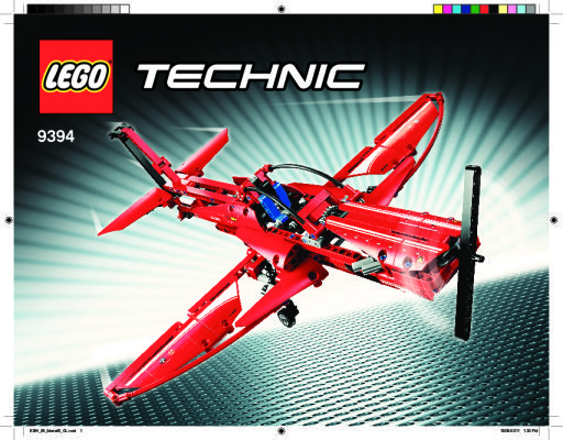 Bauanleitungen LEGO - 9394 - Jet Plane: Page 1