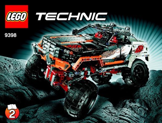 Bauanleitungen LEGO - Technic - 9398 - 4X4 Offroader: Page 1