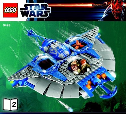 Bauanleitungen LEGO - 9499 - Gungan Sub™: Page 1