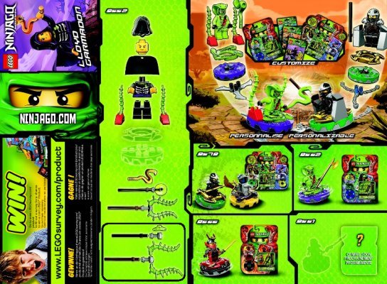 Bauanleitungen LEGO - 9552 - Lloyd Garmadon: Page 1