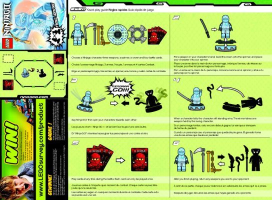 Bauanleitungen LEGO - 9590 - NRG Zane: Page 1