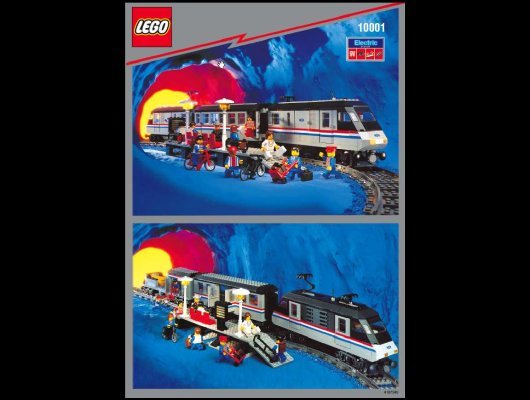 Bauanleitungen LEGO - 10001 - PASSENGER TRAIN: Page 1