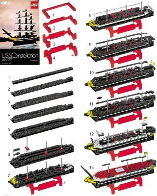 Bauanleitungen LEGO - 10021 - USS Constellation (398): Page 1