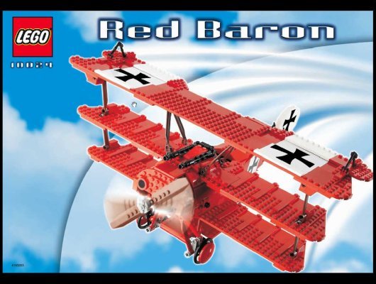 Bauanleitungen LEGO - 10024 - Red Baron: Page 1