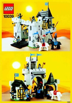 Bauanleitungen LEGO - 10039 - Black Falcon's Fortress: Page 1