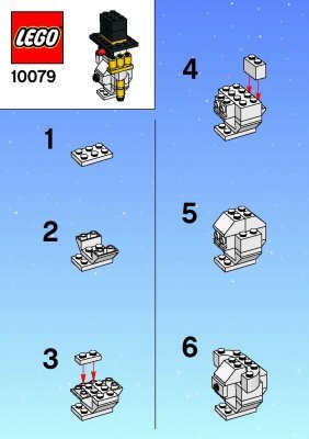 Bauanleitungen LEGO - 10079 - Snowman: Page 1