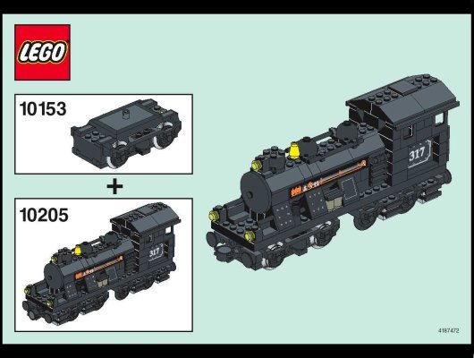 Bauanleitungen LEGO - 10153 - 9V Train Motor: Page 1