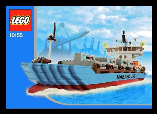 Bauanleitungen LEGO - 10155 - Maersk Line Container Ship: Page 1