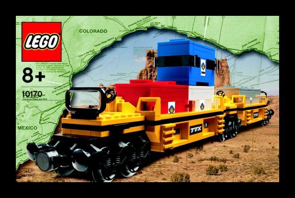 Bauanleitungen LEGO - 10170 - TTX Intermodal Double-Stack Car: Page 1