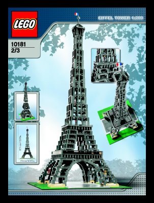 Bauanleitungen LEGO - 10181 - The Eiffel Tower 1:300: Page 1