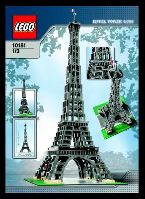 Bauanleitungen LEGO - 10181 - The Eiffel Tower 1:300: Page 1