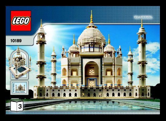 Bauanleitungen LEGO - 10189 - Build the breathtaking Taj Mahal!: Page 1