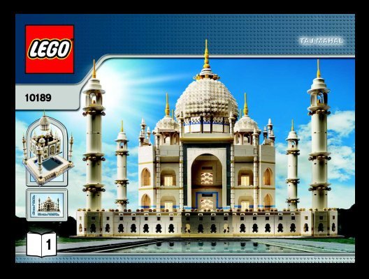 Bauanleitungen LEGO - 10189 - Build the breathtaking Taj Mahal!: Page 1