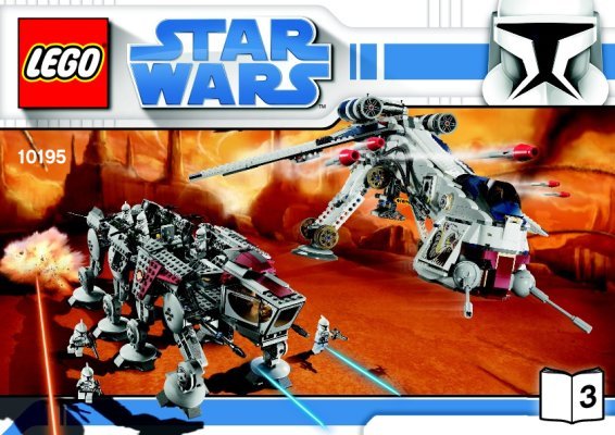 Bauanleitungen LEGO - 10195 - Republic Dropship with AT-OT Walker™: Page 1