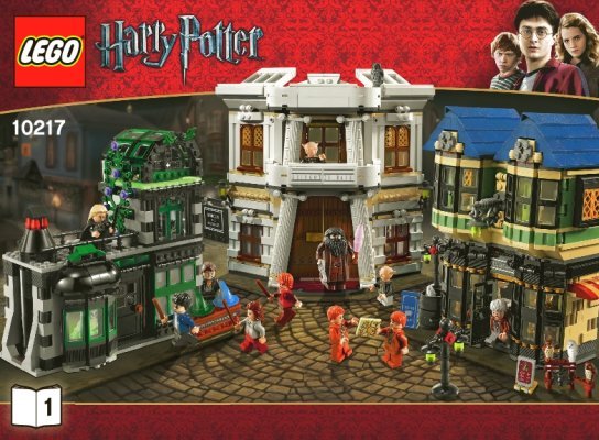 Bauanleitungen LEGO - 10217 - Diagon Alley™: Page 1