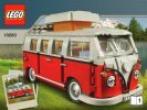 Bauanleitungen LEGO - 10220 - Volkswagen T1 Campingbus: Page 1