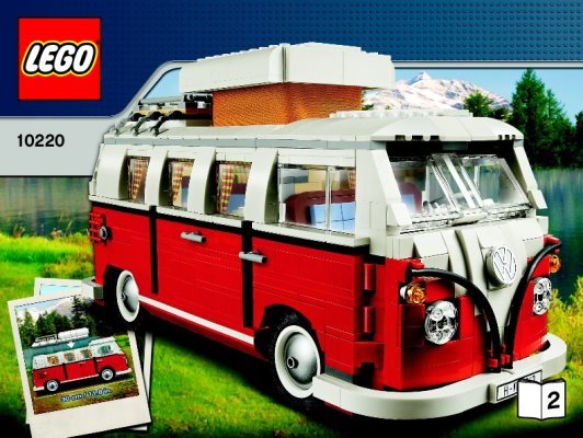 Bauanleitungen LEGO - 10220 - Volkswagen T1 Campingbus: Page 1