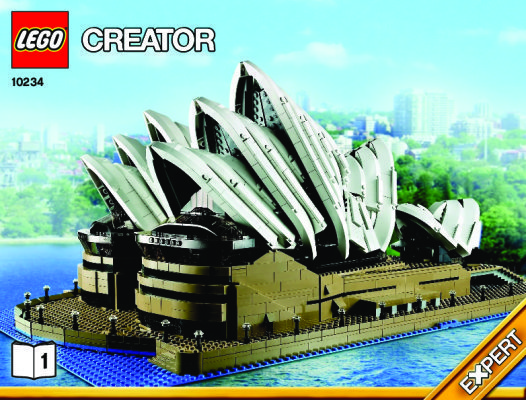 Bauanleitungen LEGO - Creator - 10234 - Sydney Opera House™: Page 1