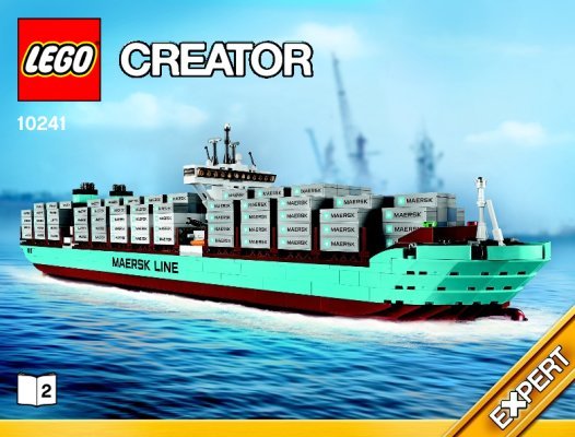 Bauanleitungen LEGO - Creator - 10241 - Maersk Containerschiff