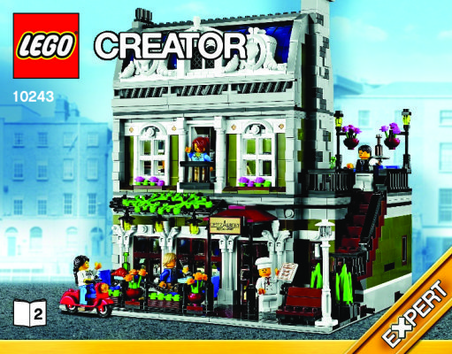 Bauanleitungen LEGO - Creator - 10243 - Pariser Restaurant: Page 1